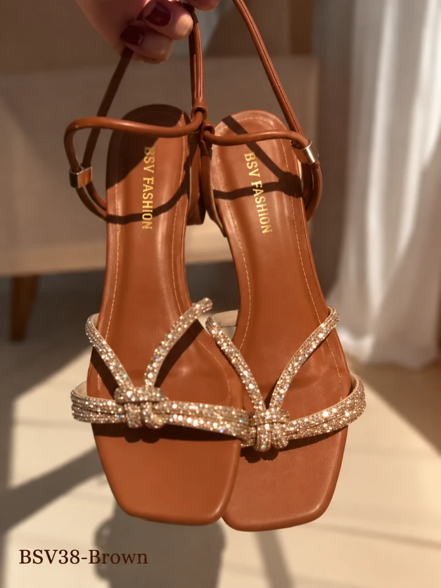 BSV-38 Women’s Stylish Block Heel Sandals | BSV Fashion
