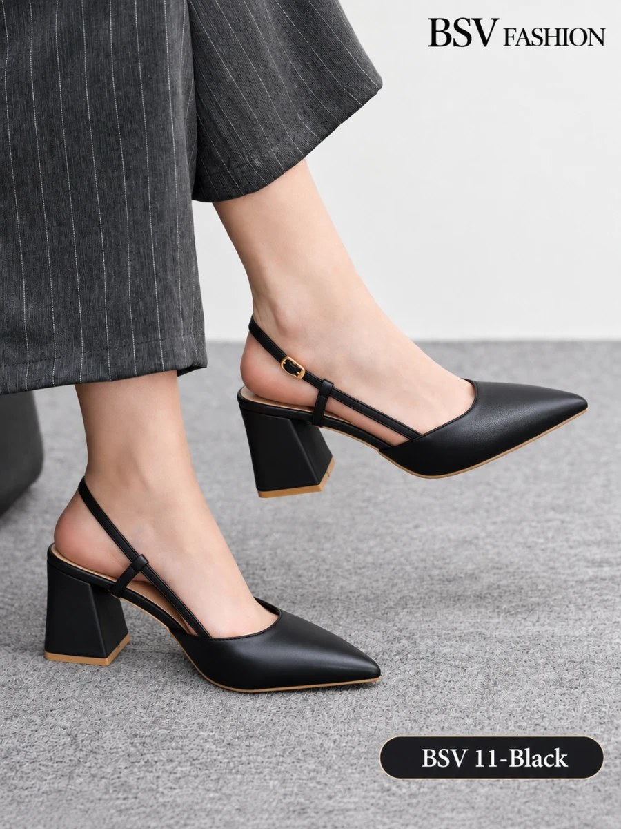 BSV-11 Women’s Block Heel Shoes – Stylish & Elegant