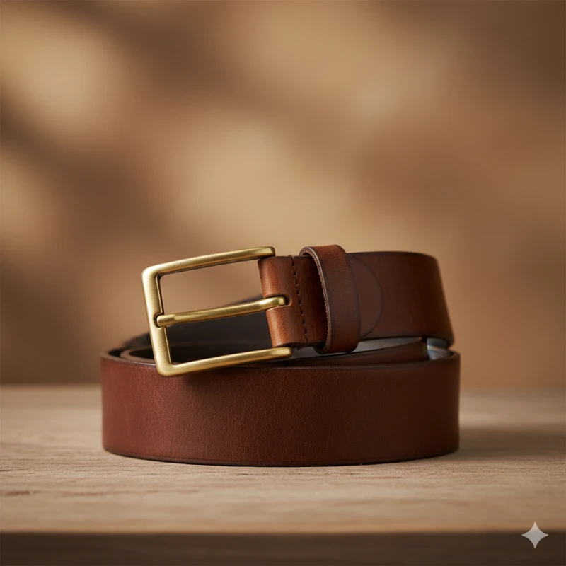 Classic Leather Belt for Men