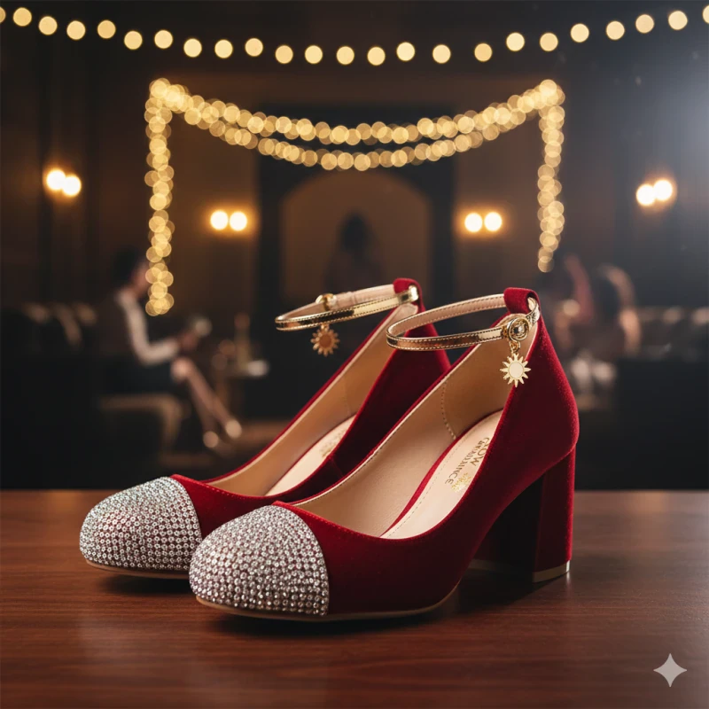 Trendy Women’s Party Round Shoes