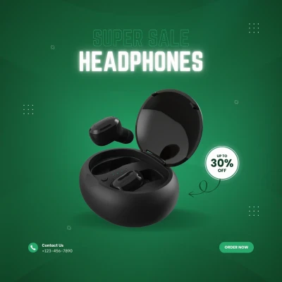 Compact Wireless Earbuds – True Wireless & Portable