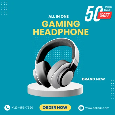 Gaming Headset with Surround Sound & Noise Cancelling Mic
