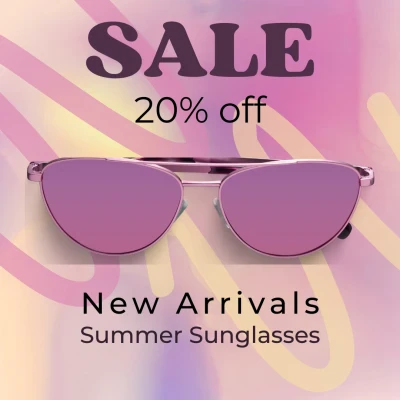 Classic Aviator Sunglasses For Womens
