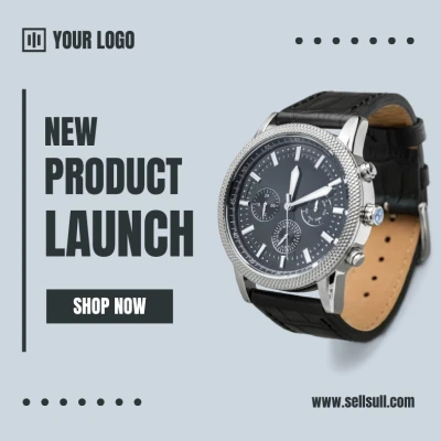 Classic Leather Strap Men’s Watch