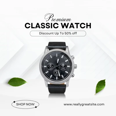 Metal Mesh Strap Men’s Watch