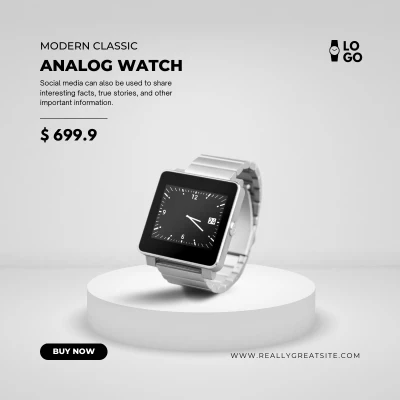 Analog watch for mens