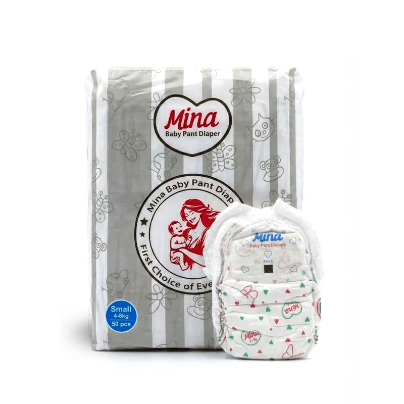 Mina Baby Pant Diaper Ultra Soft Leak Protection
